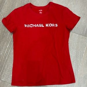 Michael kors size XS tshirt red